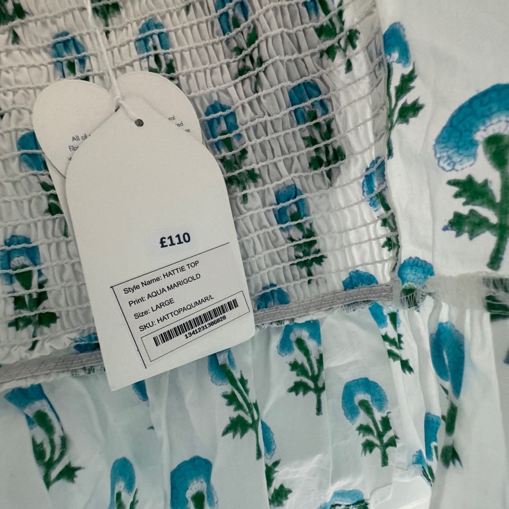 Pink city print Aqua Marigold Hattie top - Picture 6 of 7